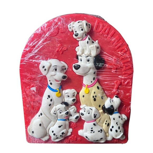 Vintage 1993 Disney 101 Dalmatians 3D Puzzle – Perdita & Pongo Mattel Dogs - Picture 2 of 5
